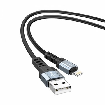 OEM Borofone Cable BX64 Special Silicone - USB to Lightning - 2,4A 1 metre black