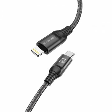 OEM Borofone Cable BX56 Delightful - Type C to Lightning - PD 20W 1 metre black