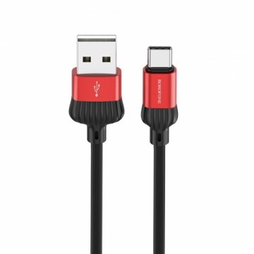 OEM Borofone Cable BX28 Dignity - USB to Typ C - 2,4A 1 metre red