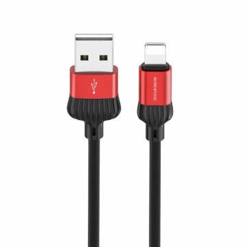 OEM Borofone Cable BX28 Dignity - USB to Lightning - 2,4A 1 metre red