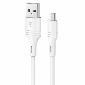 Borofone Cable BX43 CoolJoy - USB to Micro USB - 2,4A 1 metre white