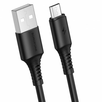 Borofone Cable BX47 Coolway - USB to Micro USB - 2,4A 1 metre black