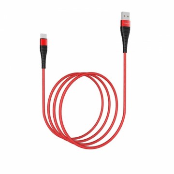 Borofone Cable BX32 Munificent - USB to Type C - 3A 1 metre red