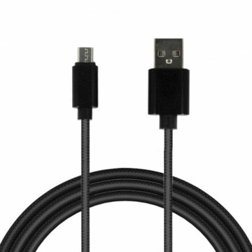 OEM Cable TYPE 1 - USB to Micro USB - metal plugs QC 3.0 1 metre black