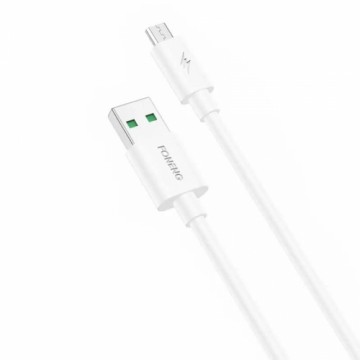 Foneng X67 USB to Micro USB Cable, 5A, 1m (White)