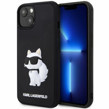 Karl Lagerfeld KLHCP14M3DRKHNK iPhone 14 Plus 6.7" czarny|black hardcase Rubber Choupette 3D