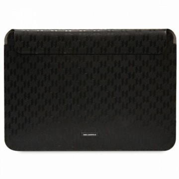 Karl Lagerfeld Saffiano Monogram Computer Sleeve 13|14" Black