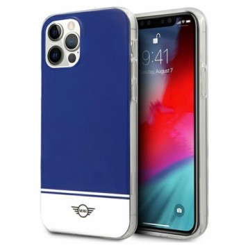 Mini MIHCP12MPCUBINA iPhone 12|12 Pro 6,1" granatowy|navy hard case Stripe Collection