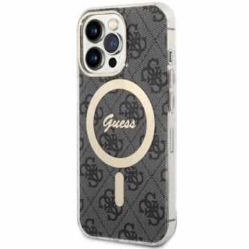 Guess GUHMP13LH4STK iPhone 13 Pro | 13 6.1" czarny|black hardcase 4G MagSafe