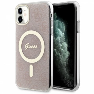 Guess GUHMN61H4STP iPhone 11 6.1" różowy|pink hardcase 4G MagSafe