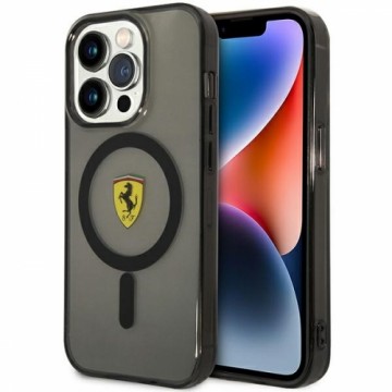 Ferrari FEHMP14XURKK iPhone 14 Pro Max 6.7" czarny|black hardcase Translucent Magsafe