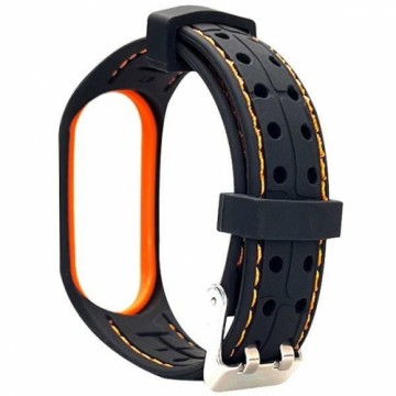 Beline pasek Smart Mi Band 7 czarno-pomarańczowy black|orange