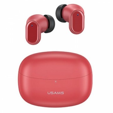 USAMS Słuchawki Bluetooth 5.1 TWS BH series bezprzewodowe czerwony|red BHUBH03