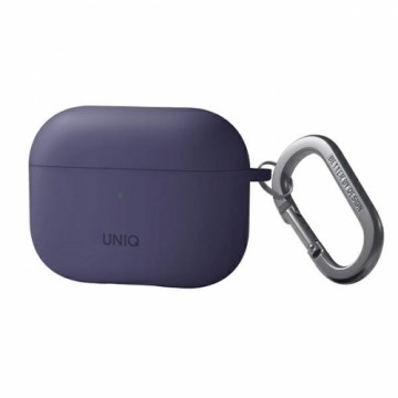 UNIQ etui Nexo AirPods Pro 2 gen + Ear Hooks Silicone purpurowy|fig purple