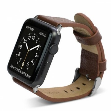 Pasek X-Doria Lux Apple Watch 42|45mm brązowy|brown 23819