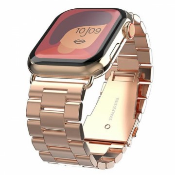 Mercury pasek Metal Apple Watch 42mm różowo złoty|rose gold