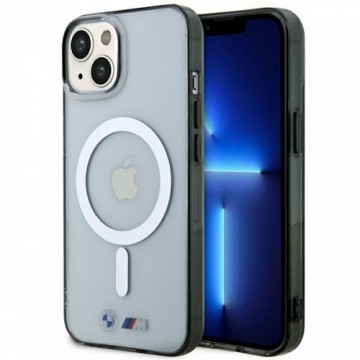 Etui BMW BMHMP14SHCRS iPhone 14 6.1" transparent hardcase Silver Ring MagSafe