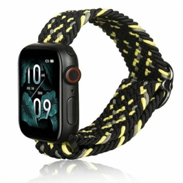 Beline pasek Apple Watch Textile 42|44|45|49mm czarno-limonkowy black|lime