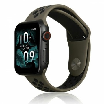 Beline pasek Apple Watch Sport Silicone 42|44|45|49mm brązowo-czarny brown|black