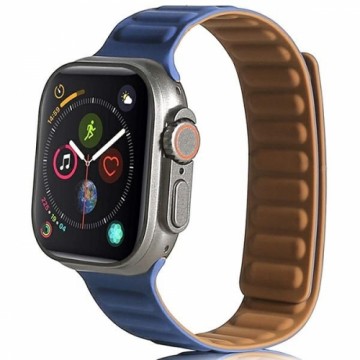 Beline pasek Apple Watch Magnetic 42|44|45|49mm niebieski |blue