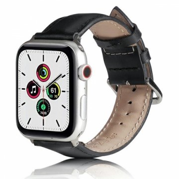 Beline pasek Apple Watch Leather 42|44|45|49mm czarny |black