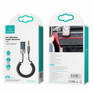 USAMS US-SJ464 auto FM raidītājs Bluetooth 5.0 | USB-AUX | melns