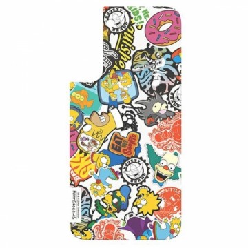 Panel Samsung GP-TOU021HOYYW do etui Frame Cover do Galaxy S22 Simpsons Faces biały|white