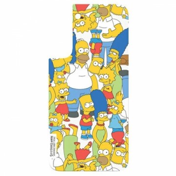 Panel Samsung GP-TOU021HOOYW do etui Frame Cover do Galaxy S22+ Simpsons Mix biały|white