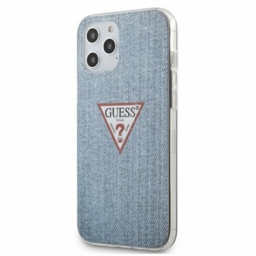 Guess GUHCP12LPCUJULLB iPhone 12 Pro Max 6,7"  niebieski|light blue hardcase Jeans Collection