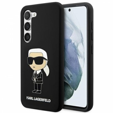 Karl Lagerfeld KLHCS23SSNIKBCK S23 S911 hardcase czarny|black Silicone Ikonik