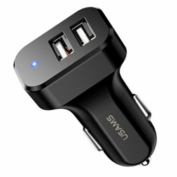 USAMS Ład. sam. 2xUSB C13 2,1A czarny|black (only head) CC87TC01