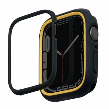 UNIQ etui Moduo Apple Watch Series  4|5|6|7|8|SE 44|45mm czarny-musztardowy|midnight-mustard