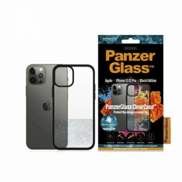 PanzerGlass ClearCase iPhone 12|12 Pro 6,1" Antibacterial czarny|black