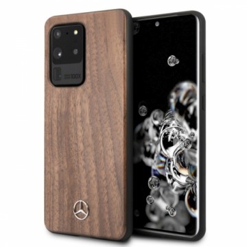 Mercedes MEHCS69VWOLB S20 Ultra G988 hard case brązowy|brown Wood Line Walnut