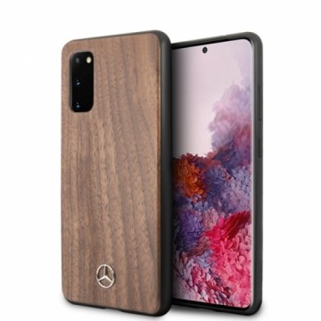 Mercedes MEHCS62VWOLB S20 G980 hard case brązowy|brown Wood Line Walnut