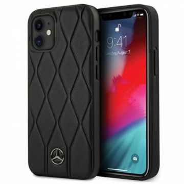 Mercedes MEHCP12SMULBK iPhone 12 mini 5,4" czarny|black hardcase Wave Line