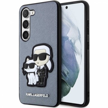 Karl Lagerfeld KLHCS23SSANKCPG S23 S911 hardcase szary|grey Saffiano Karl & Choupette