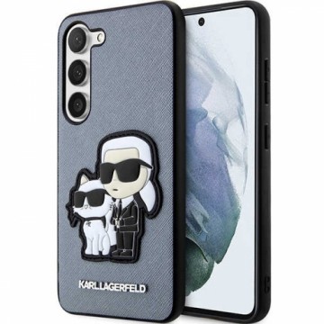 Karl Lagerfeld KLHCS23MSANKCPG S23+ S916 hardcase szary|grey Saffiano Karl & Choupette