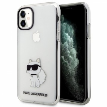 Karl Lagerfeld KLHCN61HNCHTCT iPhone 11 | Xr 6,1" transparent hardcase Ikonik Choupette