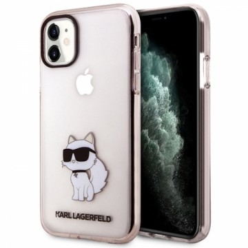 Karl Lagerfeld KLHCN61HNCHTCP iPhone 11 | Xr 6,1" różowy|pink hardcase Ikonik Choupette