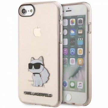 Karl Lagerfeld KLHCI8HNCHTCP iPhone 7|8| SE 2020 | SE 2022 różowy|pink hardcase Ikonik Choupette