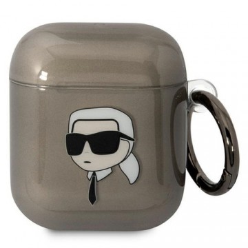 Karl Lagerfeld KLA2HNIKTCK AirPods 1|2 cover czarny|black Karl`s Head