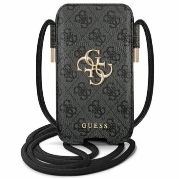 Guess Torebka GUPHL4GMGGR 6,7" szary|grey hardcase 4G Big Metal Logo