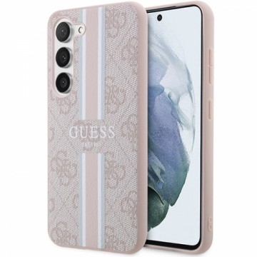 Guess GUHCS23SP4RPSP S23 S911 różowy|pink hardcase 4G Printed Stripe