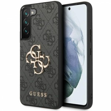 Guess GUHCS23S4GMGGR Samsung  S23 S911 grey hardcase 4G Big Metal Logo