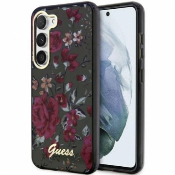 Guess GUHCS23MHCFWSA S23+ S916 zielony|khaki hardcase Flower Collection