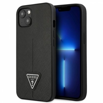 Guess GUHCP14MPSATLK iPhone 14 Plus 6,7" czarny|black hardcase SaffianoTriangle Logo