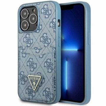 Guess GUHCP13XP4TPB iPhone 13 Pro Max 6,7" niebieski|blue hardcase 4G Triangle Logo Cardslot