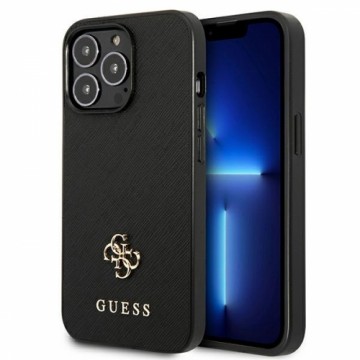 Guess GUHCP13LPS4MK iPhone 13 Pro | 13 6,1" czarny|black hardcase Saffiano 4G Small Metal Logo