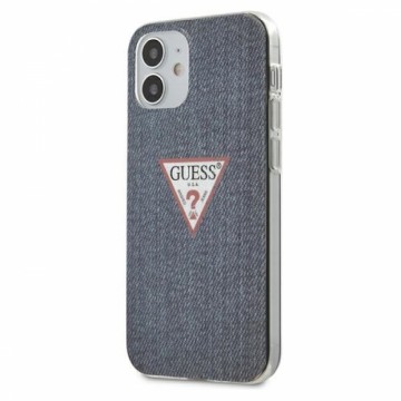 Guess GUHCP12SPCUJULDB iPhone 12 mini 5,4" granatowy|dark blue hardcase Jeans Collection